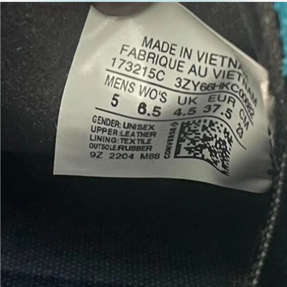 NWOT Unisex Converse Paradise Sean Pablo One Star Pro Ox Blue shoes. - Picture 6 of 8
